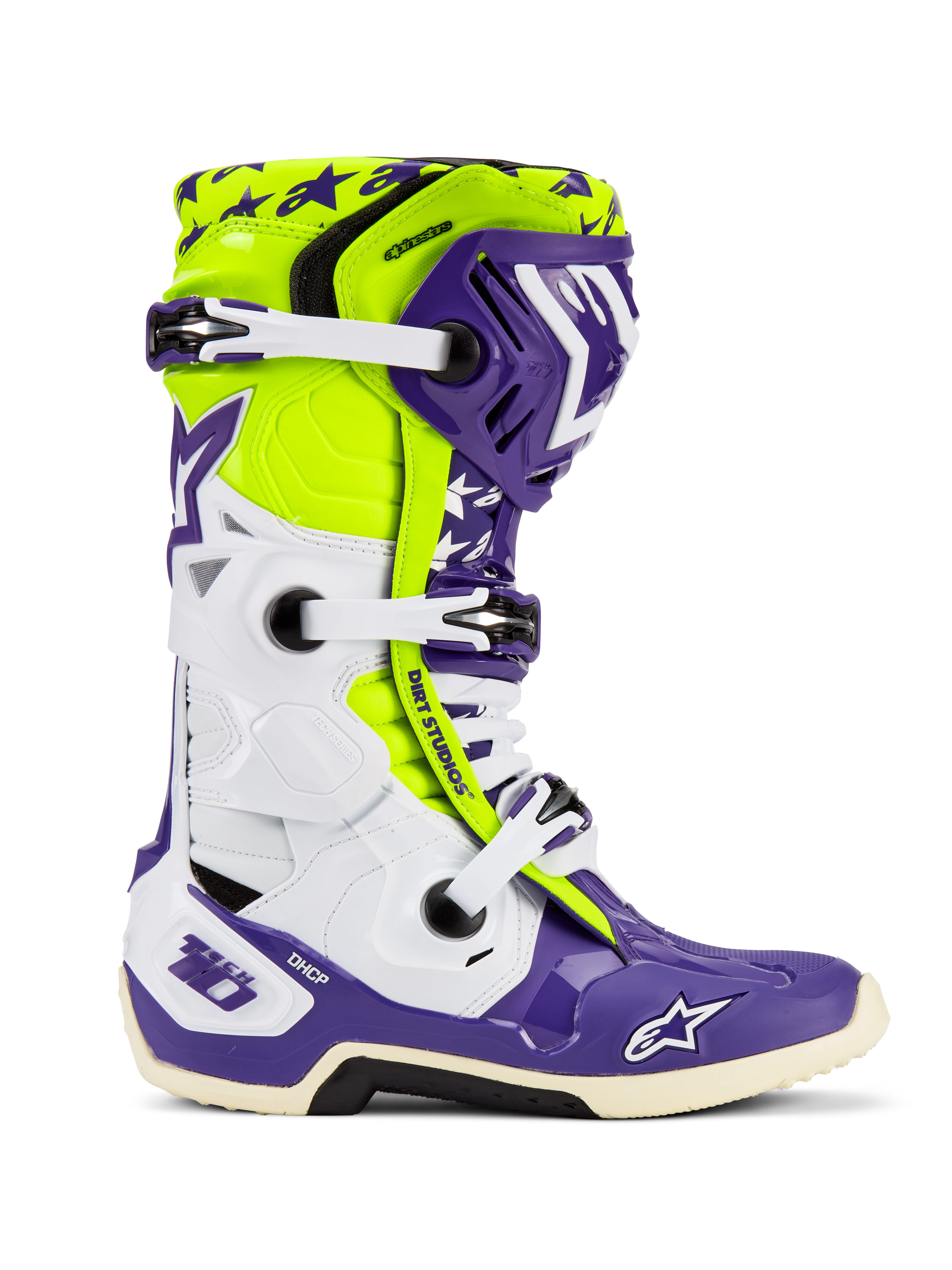 Tech 10 Dirt Studios® LE Boots - WHITE MOTOCROSS Boots