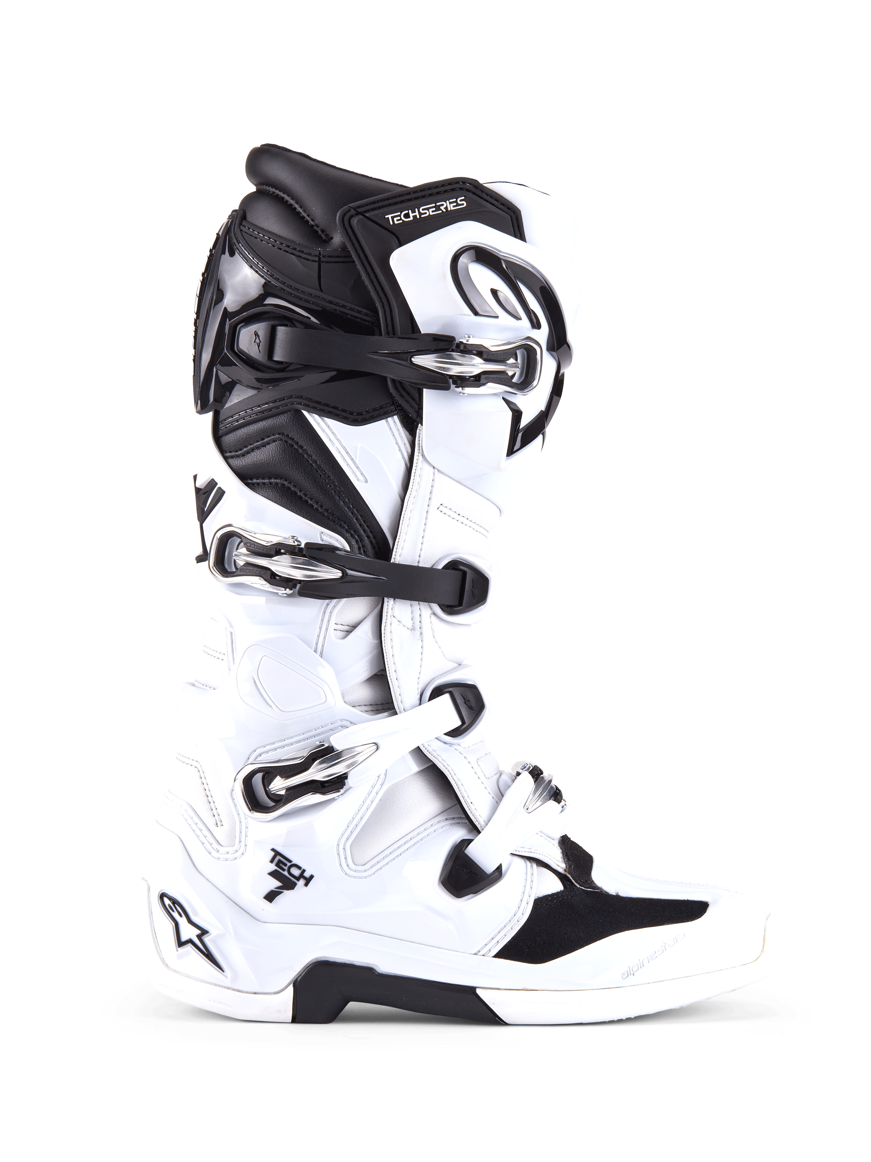 alpinestars オフロードブーツ ホワイト/ブラック TECN 7 Tech 7 Boots - BLACK MOTOCROSS Boots