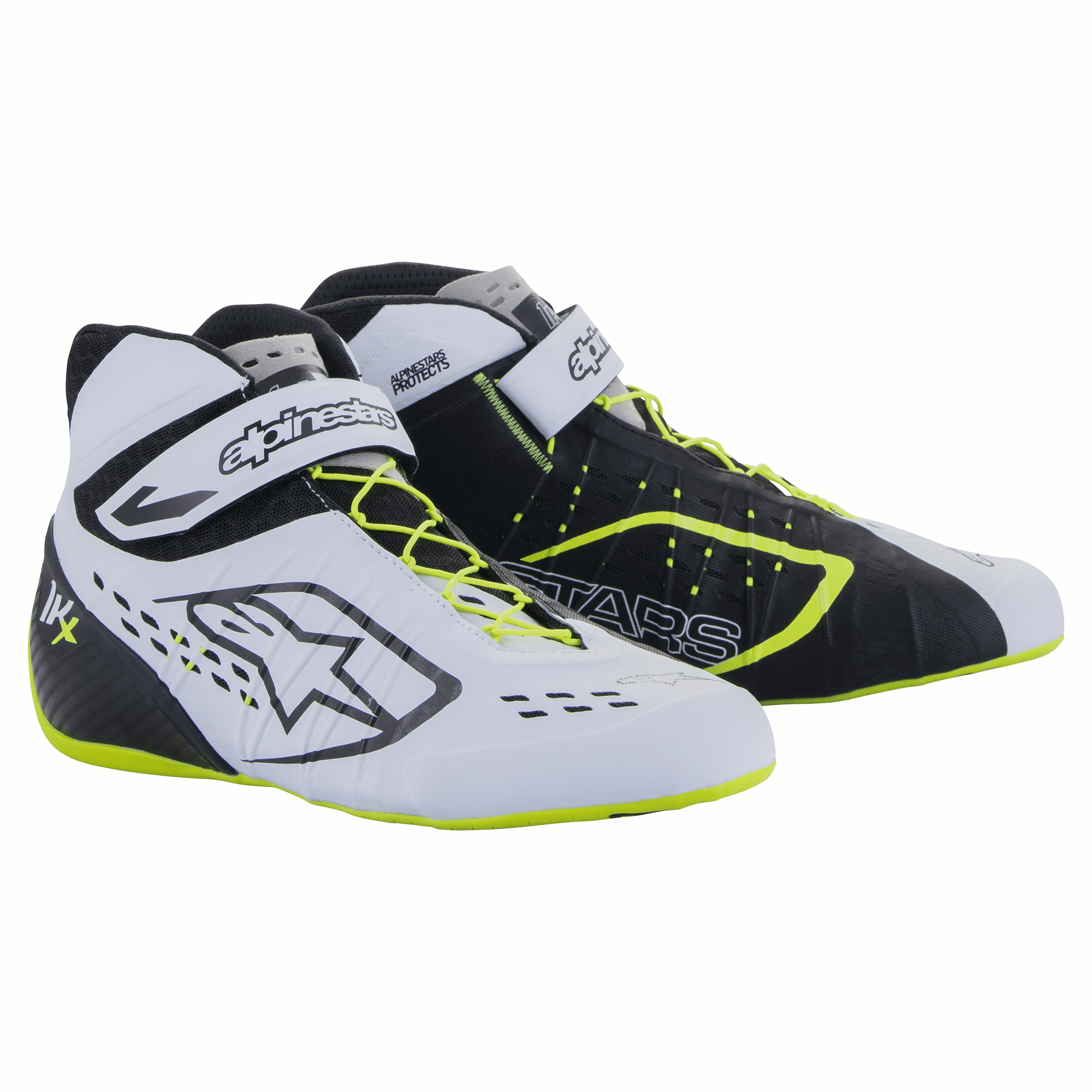Tech-1 KX V2 Shoes - BLACK KARTING Footwear