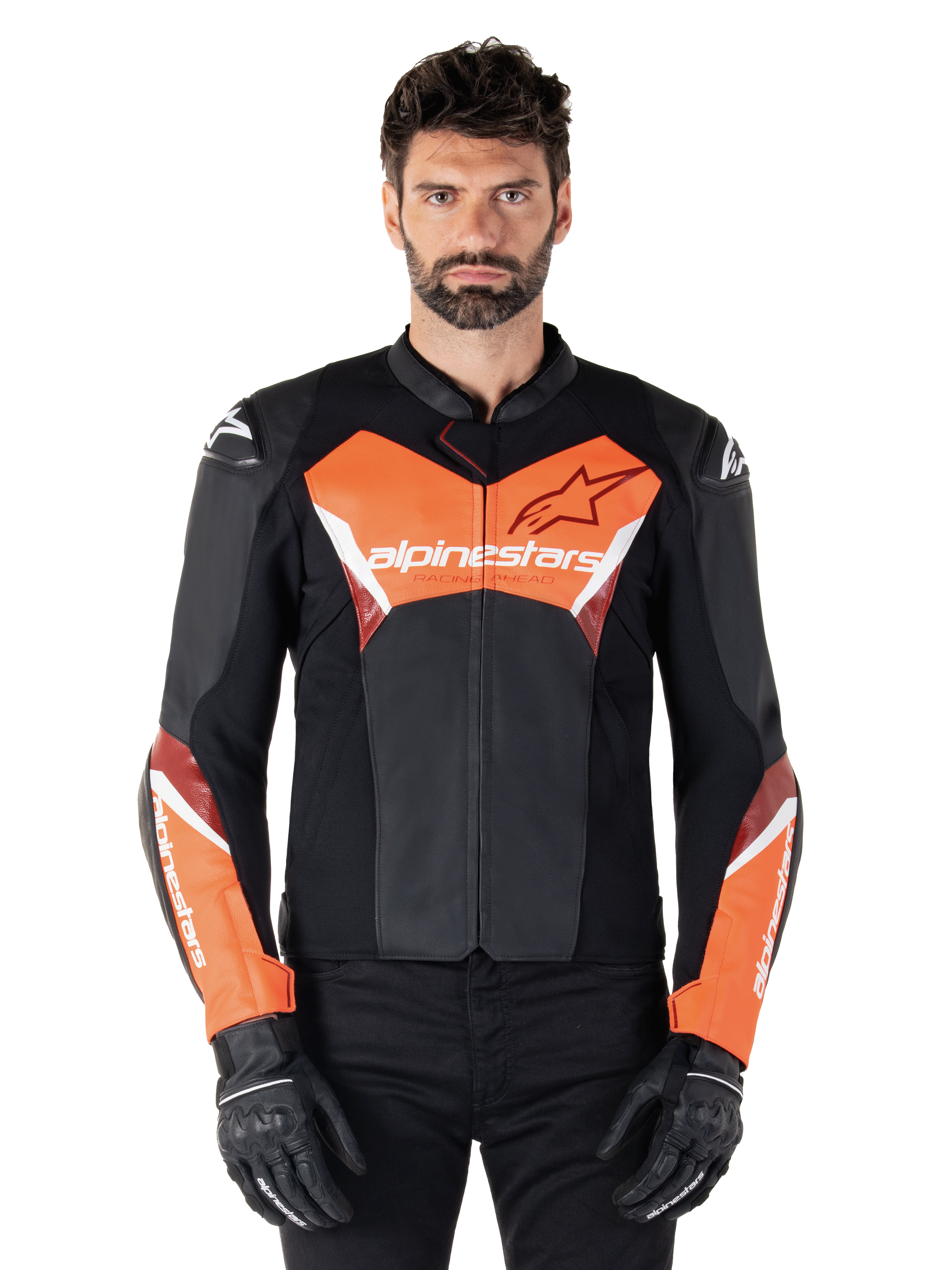 Faster V3 Leather Jacket - Black RACING/SPORT Jackets