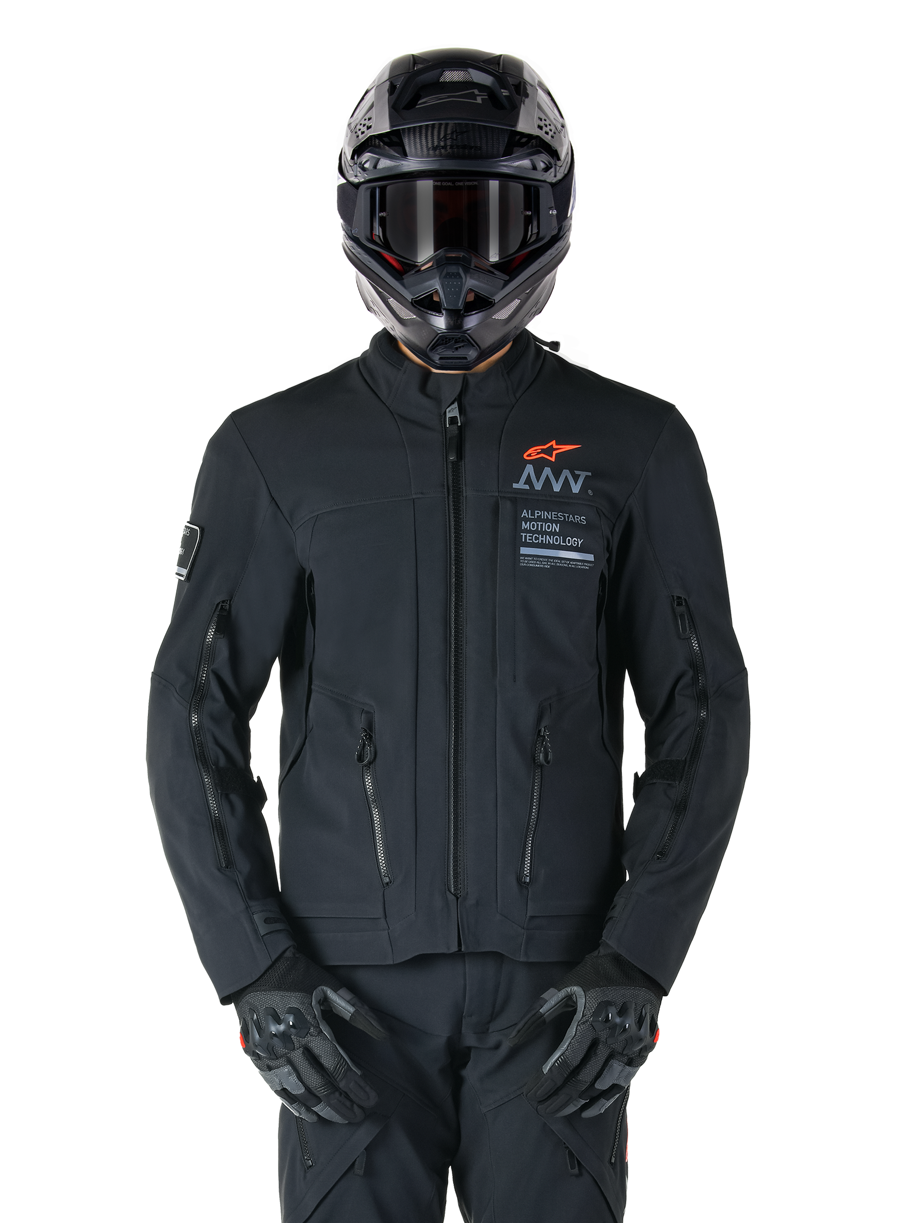 AMT-8 Stretch Drystar® Xf Jacket - Black ADVENTURE Jackets
