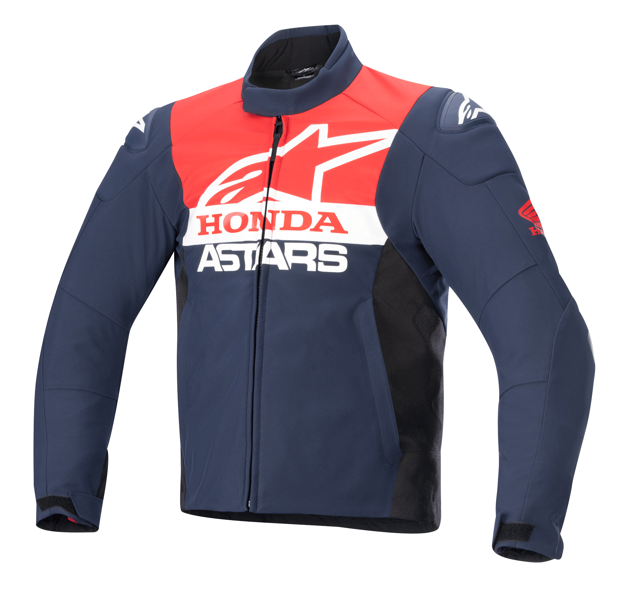 ［新品］blurhms Motorcycle Jacket Honda SMX Waterproof Softshell Jacket - BLUE RACING/SPORT Textile