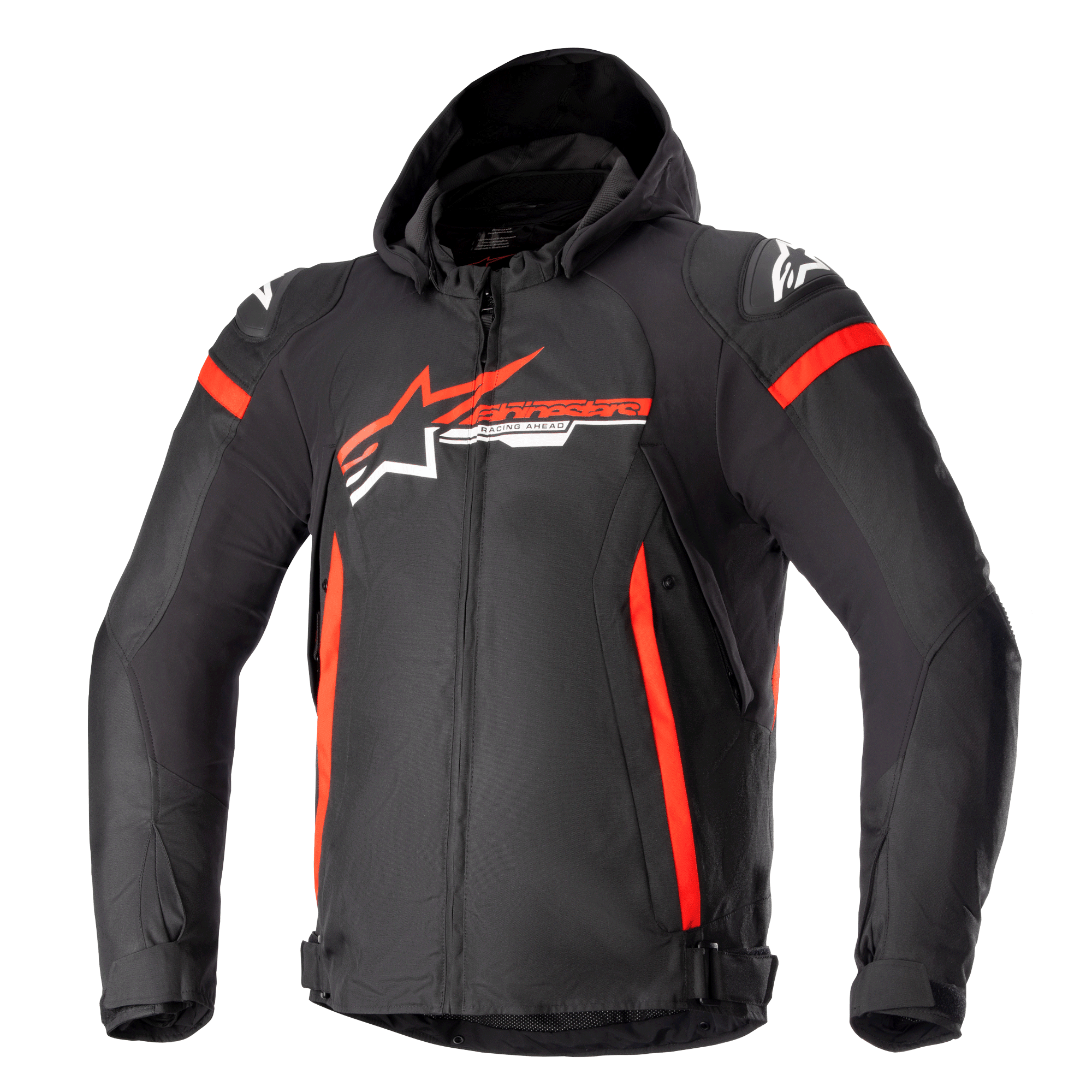 Zaca Waterproof Jacket - BLACK RACING/SPORT Textile Jackets