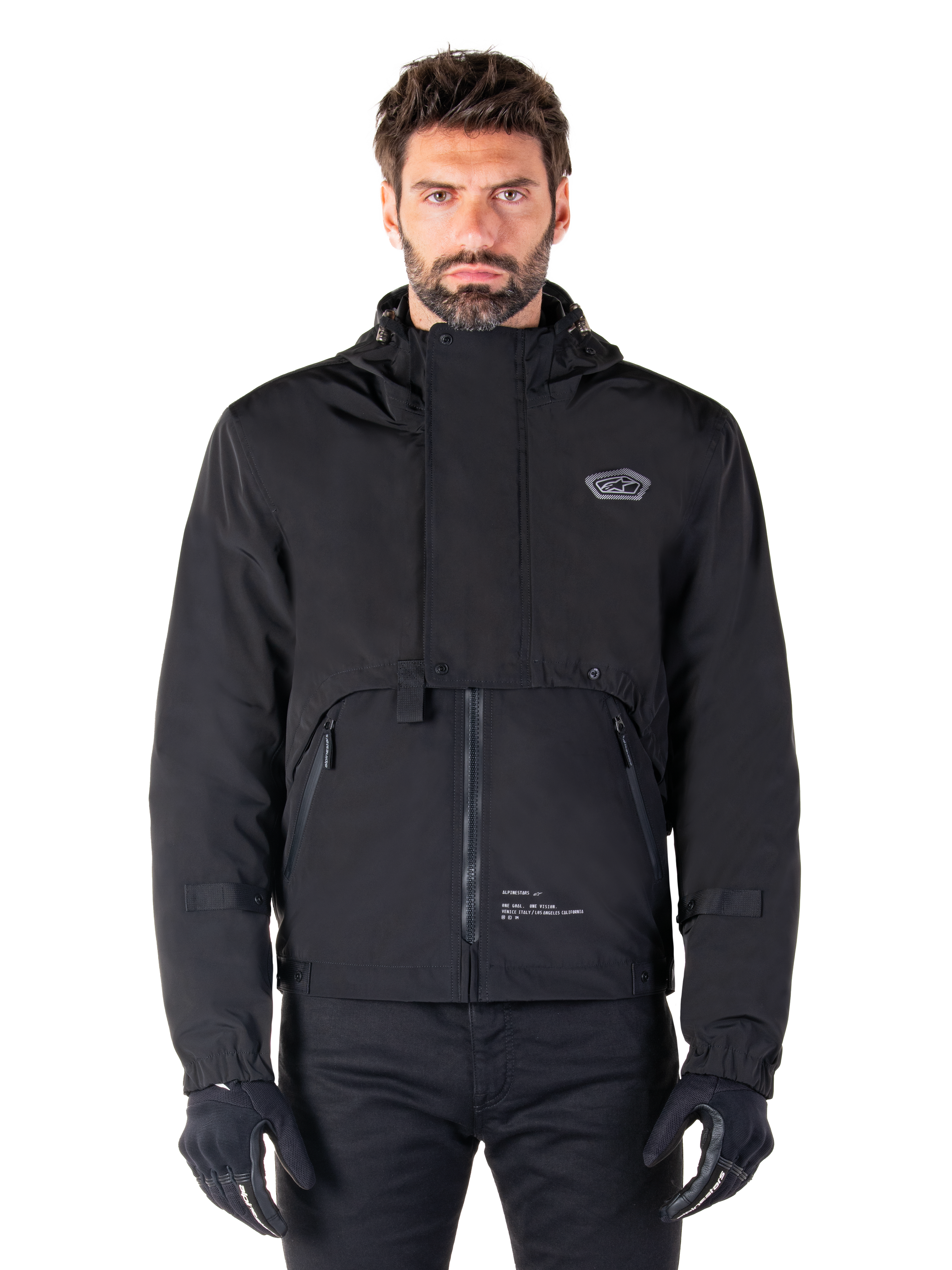 Mootant Waterproof Parka - BLACK URBAN CONTEMPORARY Jackets