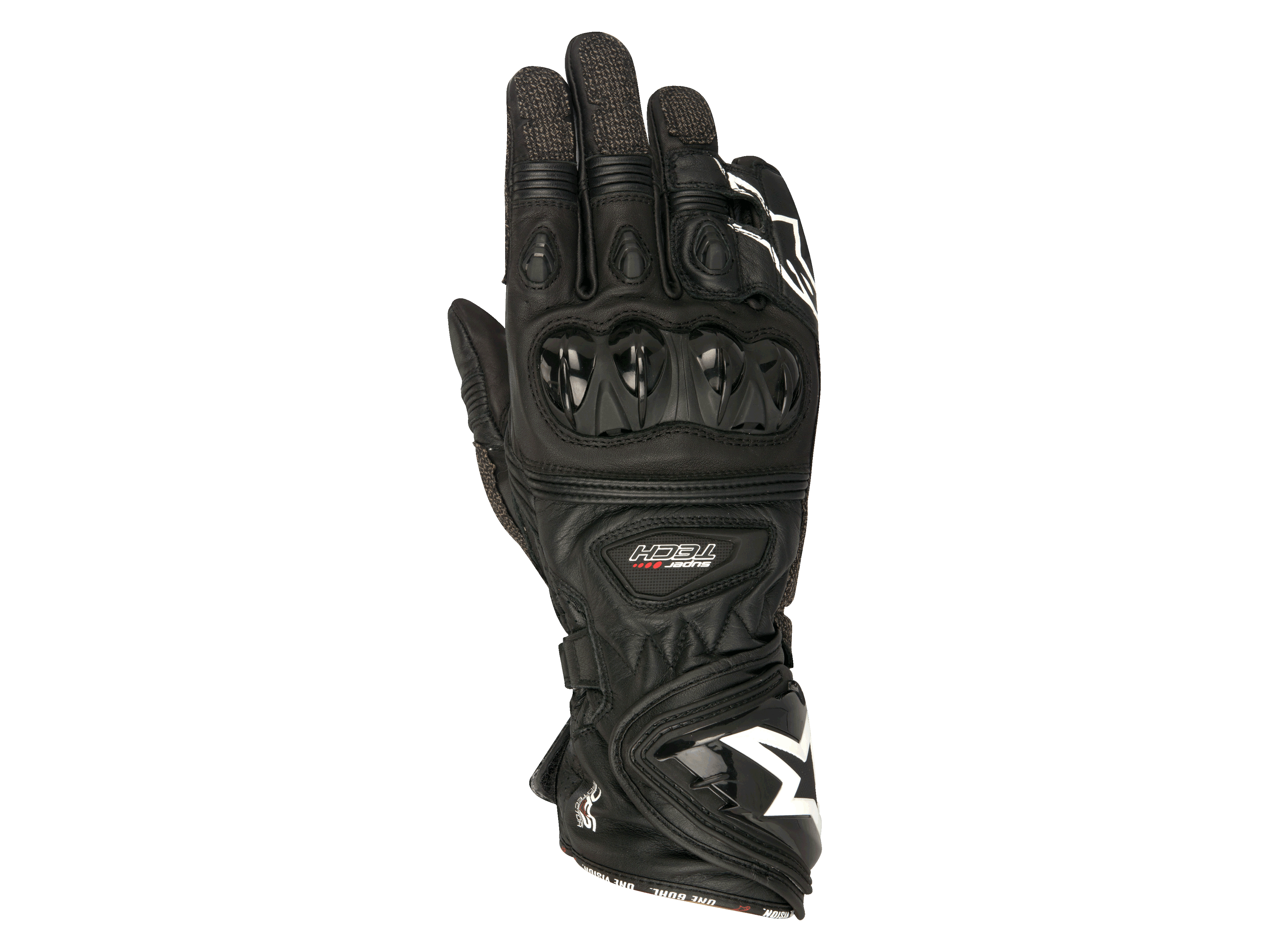 SuperTech Glove L ブラック Supertech - Black Motorcycle Gloves | Alpinestars®