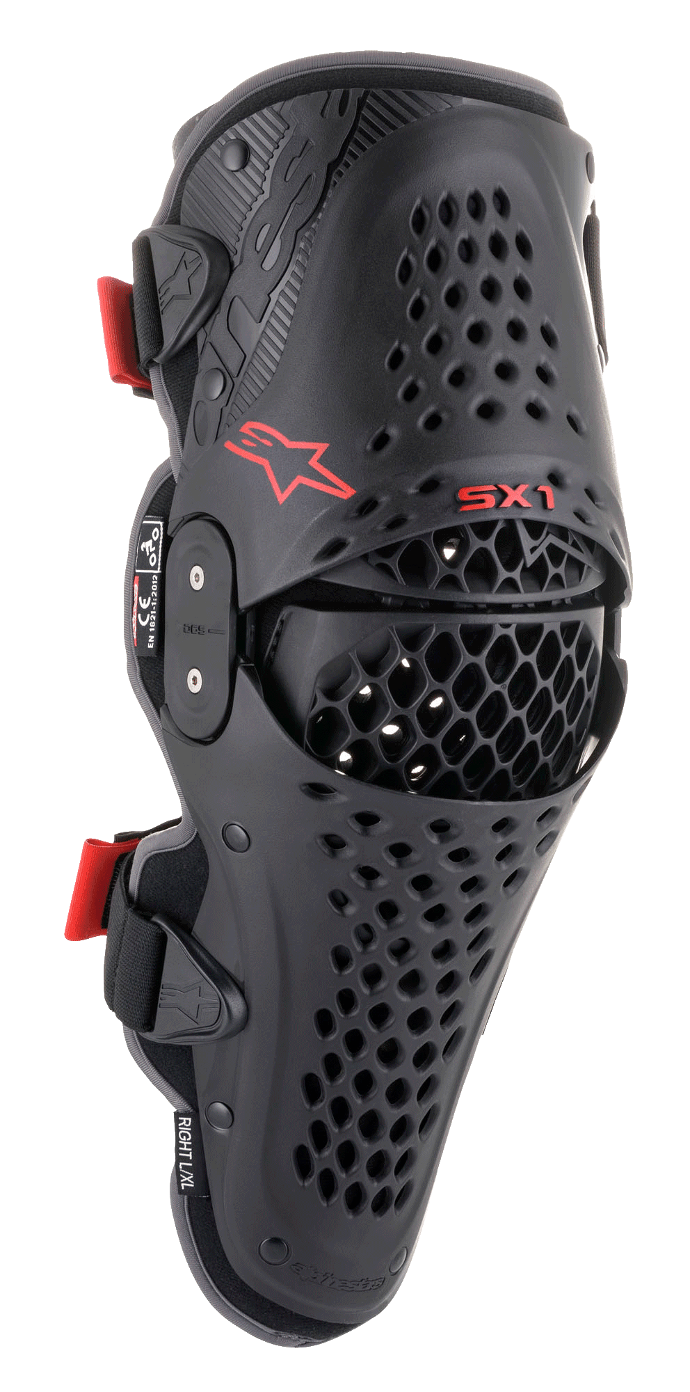 SX-1 V2 Knee Protector - BLACK MOTOCROSS Knee Protection