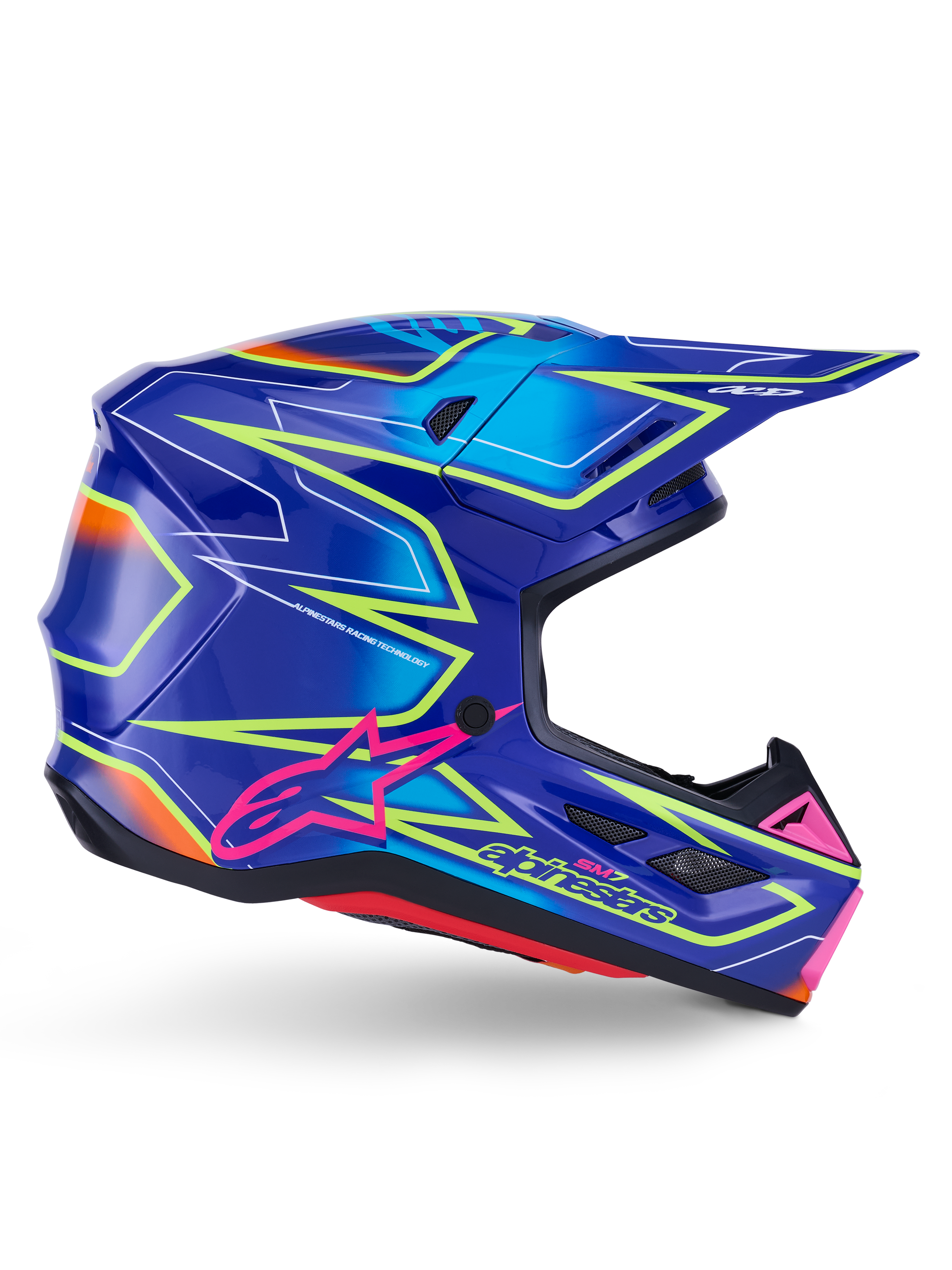 ウェア  Pro Race Mitt Galaxy Blue S S-M7 Cast Helmet Ece06 - Blue MOTOCROSS Helmets