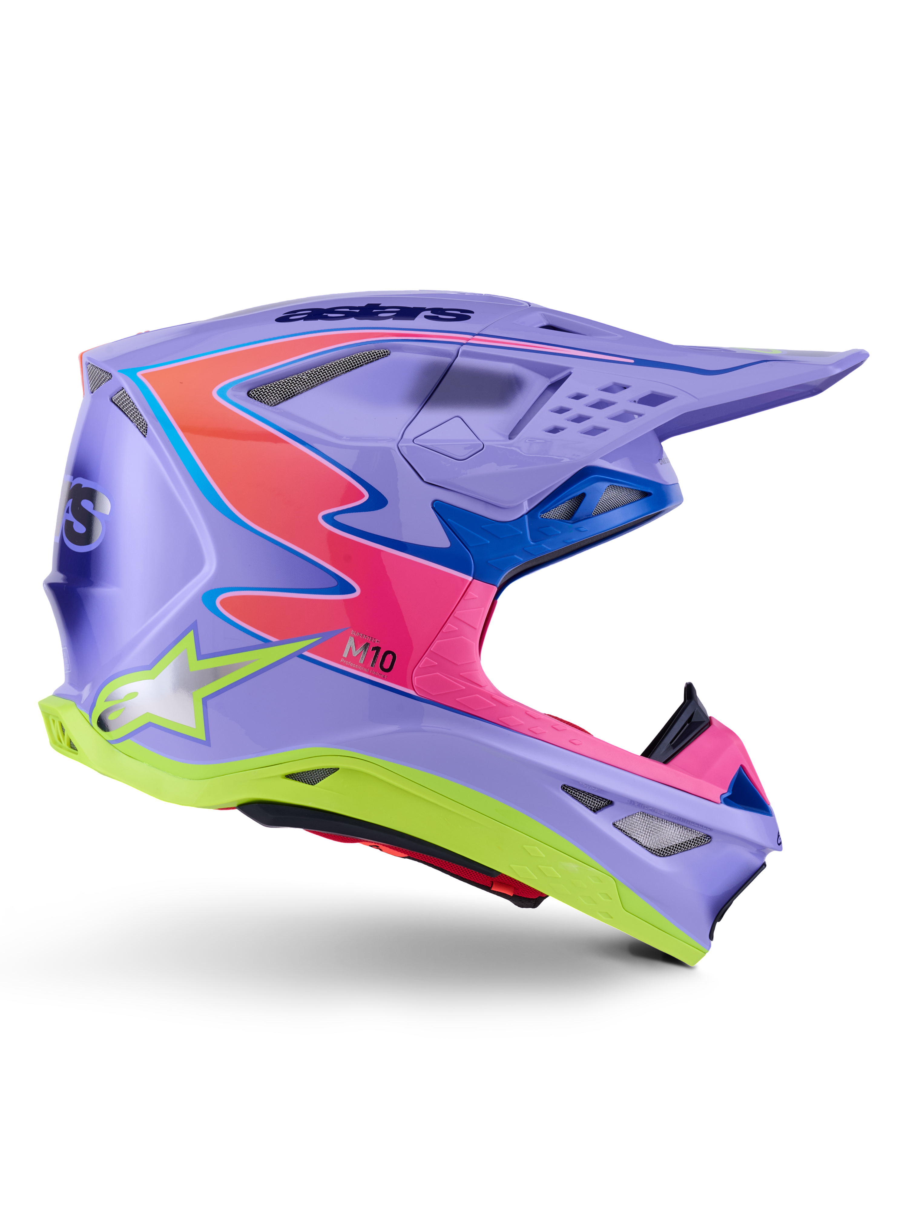 ミーユエ Limited Edition Supertech M10 Jett Lawrence R01 Helmet - Purple