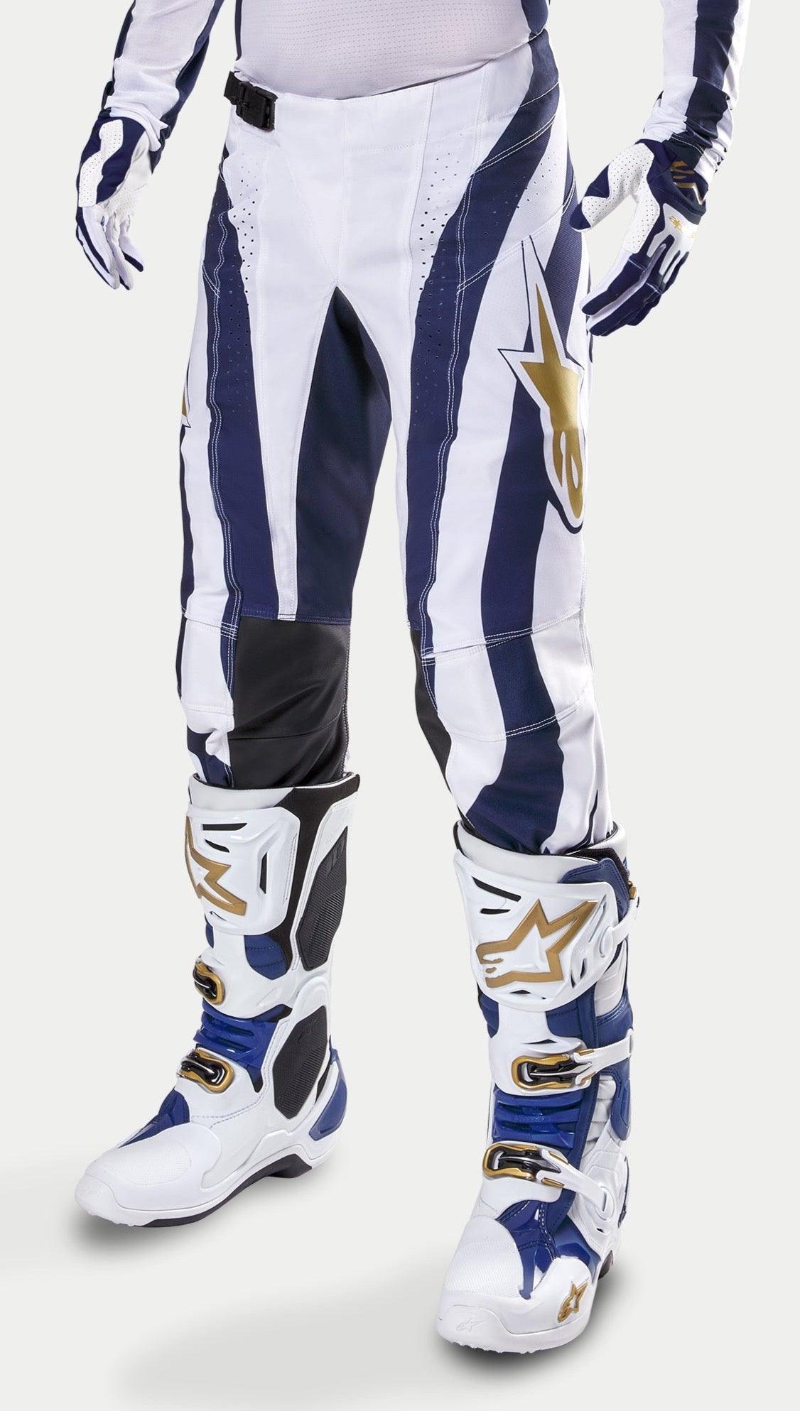 Techstar Dress Whites Tropical LE Pants - BLUE MOTOCROSS Pants