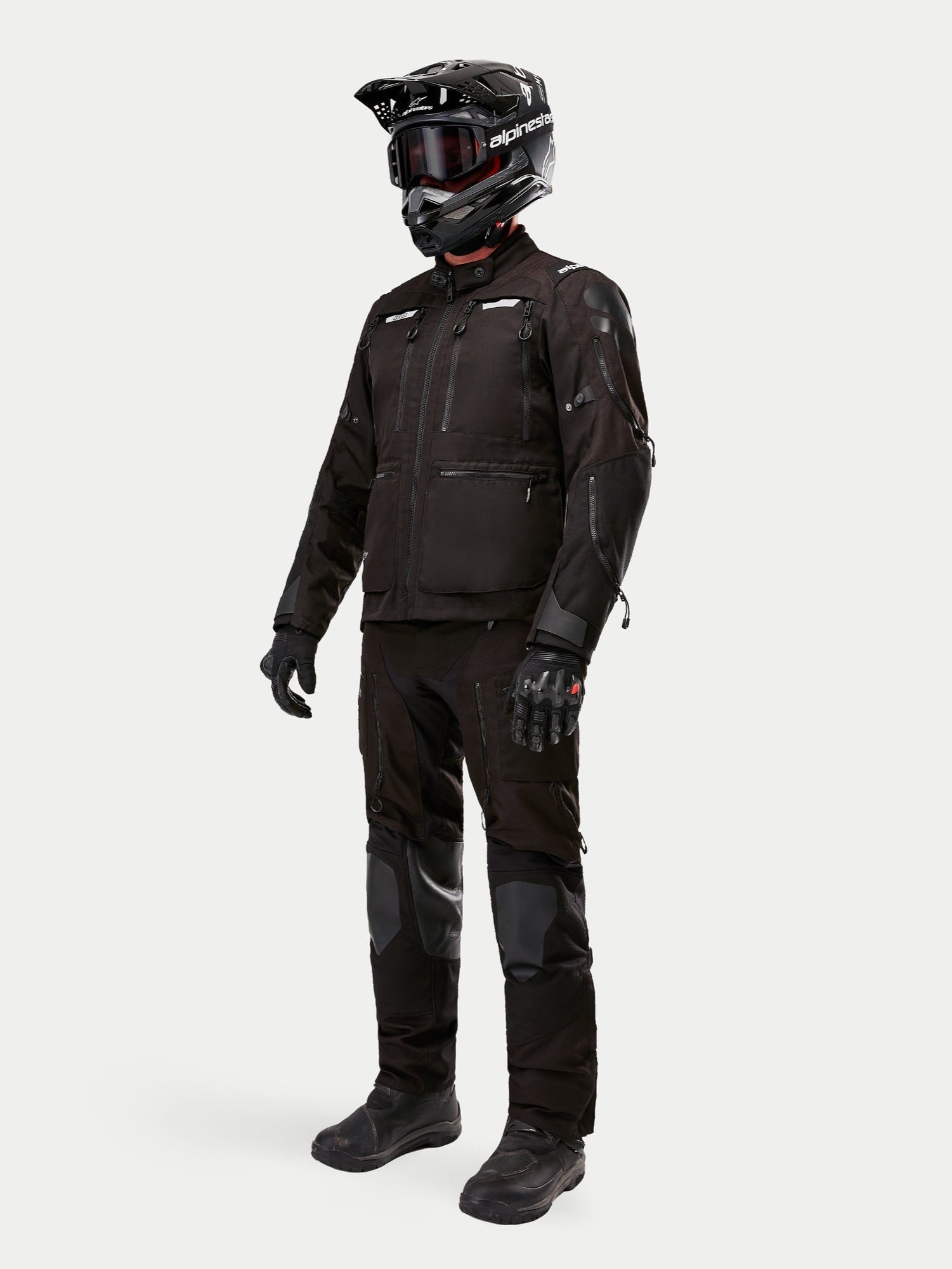 Ardent 3In1 Adventure Touring Pants - BLACK TOURING Textile Pants