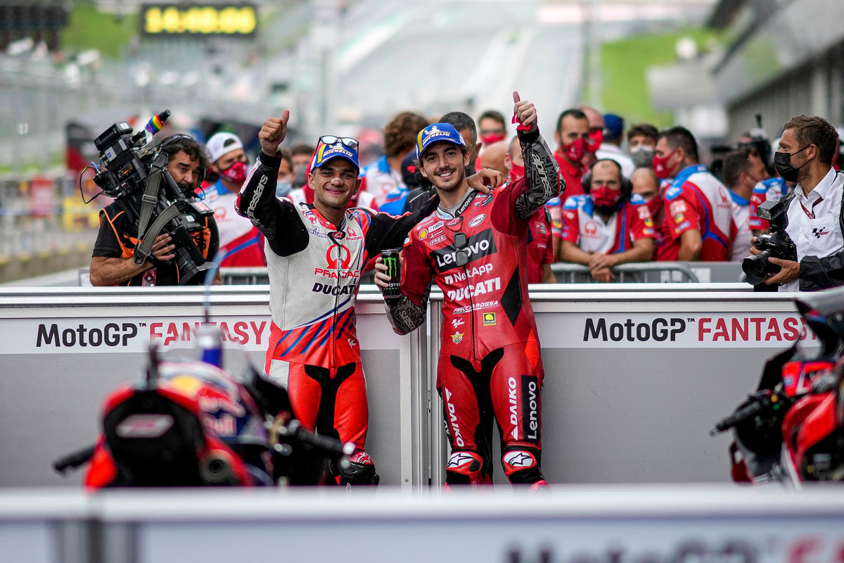 Pecco Bagnaia et Jorge Martin livrent une maîtrise de Motogp Wet Weath ...