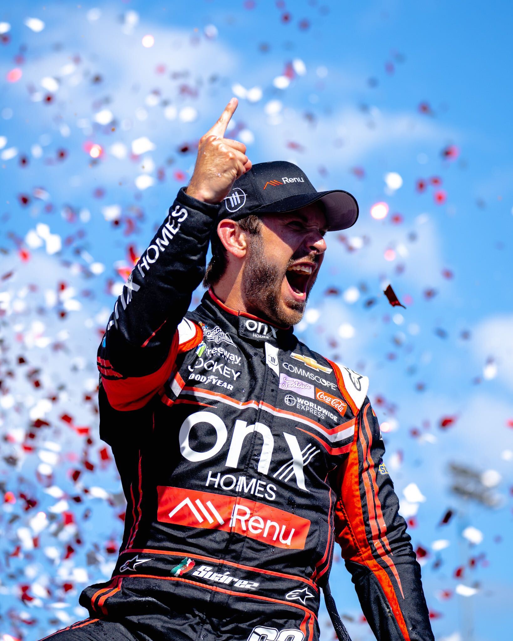 DANIEL SUAREZ MAKES HISTORY AS HE WINS MAIDEN NASCAR CUP RACE AT SONOMA RACEWAY, CALIFORNIA