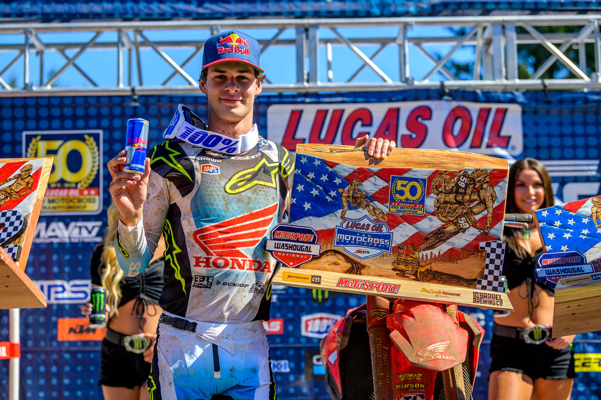 HUNTER LAWRENCE AND JUSTIN COOPER WIN AMA 250 PRO MOTOCROSS MOTOS AS J ...