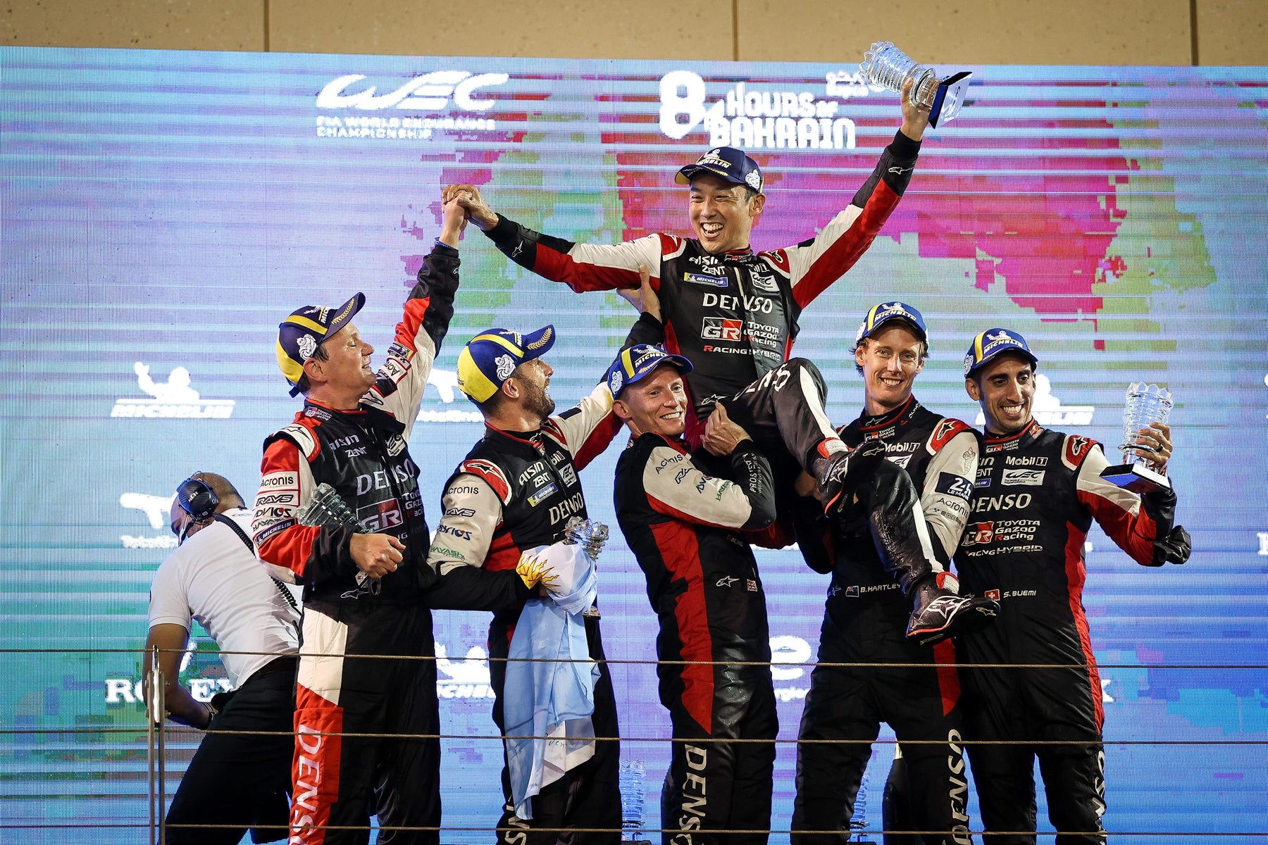 KAMUI KOBAYASHI, JOSE MARIA LOPEZ AND MIKE CONWAY ARE THE FIA WORLD ENDURANCE CHAMPIONSHIP'S FIRST-EVER HYPERCAR CHAMPIONS