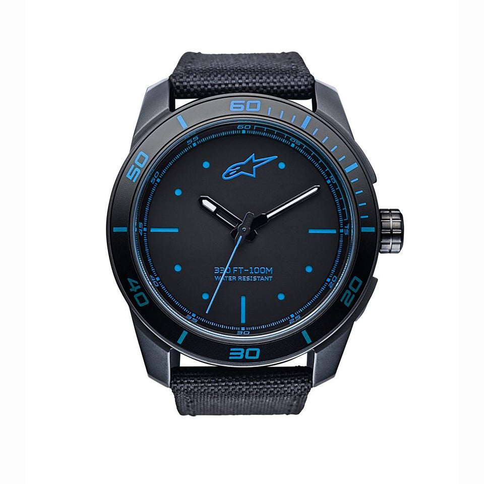 Tech Watch 3H Black-Black/Blue
