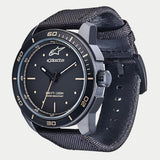 Tech Watch 3H Matt Black Leather-Black Matte/Black