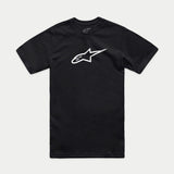 Alpinestars Ageless 2.0 CSF Tee, Short Sleeve T-Shirt, Black with White Ageless Logo, Casual Motorsport Sportswear