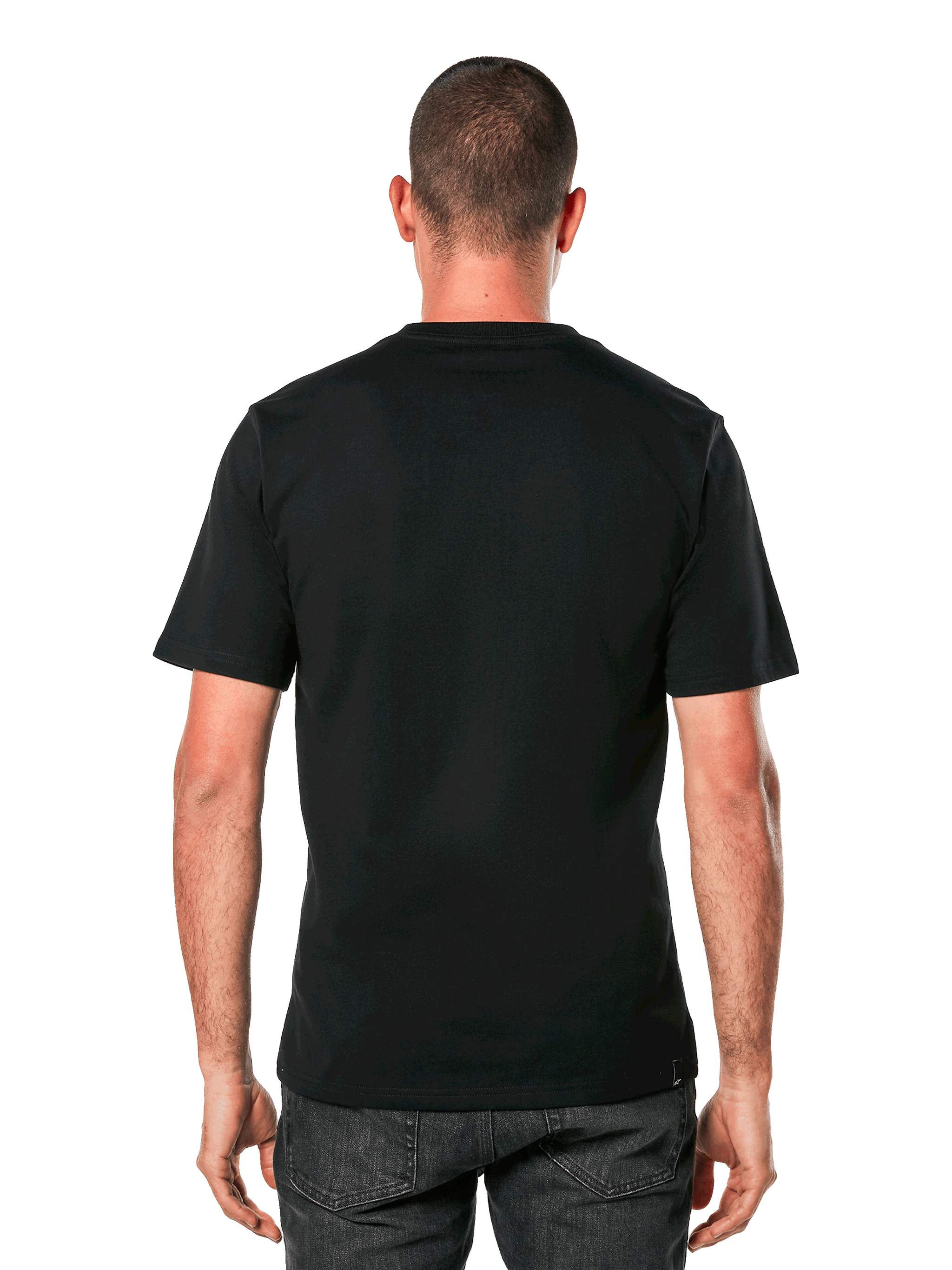 Alpinestars Ageless Shadow CSF Tee, Short Sleeve T-Shirt, Black, Rear View, Casual Motorsport Streetwear