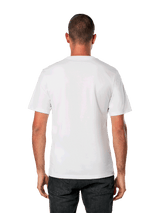 Alpinestars Always 2.0 CSF Tee, Short Sleeve T-Shirt, White, Back view on model, casual motorsport streetwear