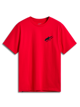 Alpinestars Formulate CSF Tee, Short Sleeve T-Shirt, Red, Small Black Astars logo on chest, Casual Motorsport Streetwear