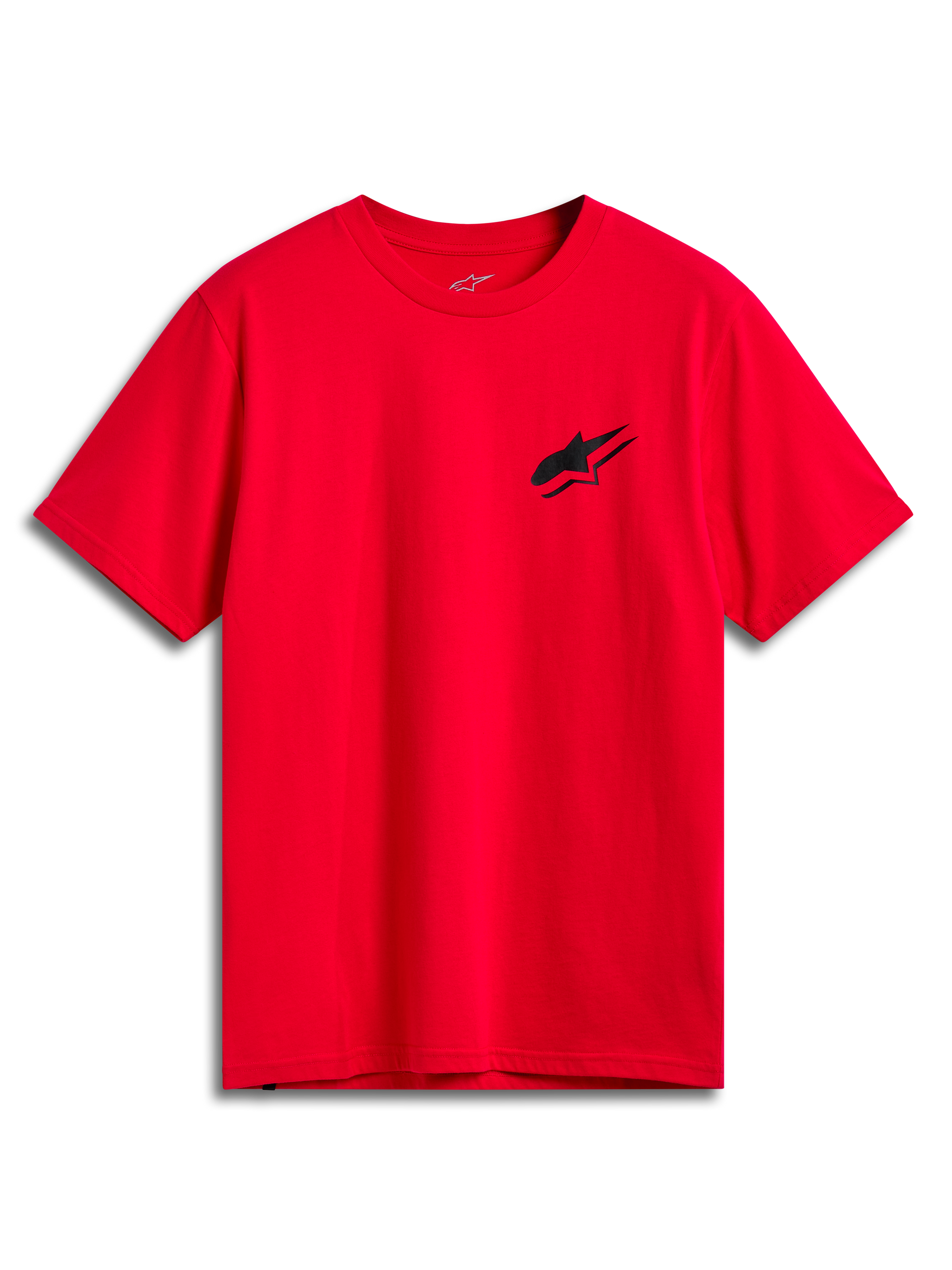 Alpinestars Formulate CSF Tee, Short Sleeve T-Shirt, Red, Small Black Astars logo on chest, Casual Motorsport Streetwear