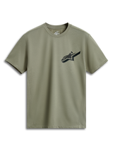 Alpinestars Attrition Performance Tee, Short Sleeve T-Shirt, Light Green, Black Astars logo on chest, technical jersey fabric, sustainable performance sportswear