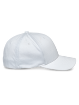 Alpinestars Share Hat, Baseball Cap, White, side profile view, curved bill and structured crown, stretch twill material, casual sportswear accessory