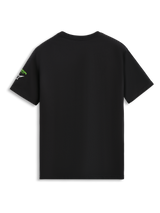 Alpinestars Entitled CSF Tee, Short Sleeve T-Shirt, Black, Rear view showing clean design with small branding on the sleeve, Casual Motorsport Sportswear