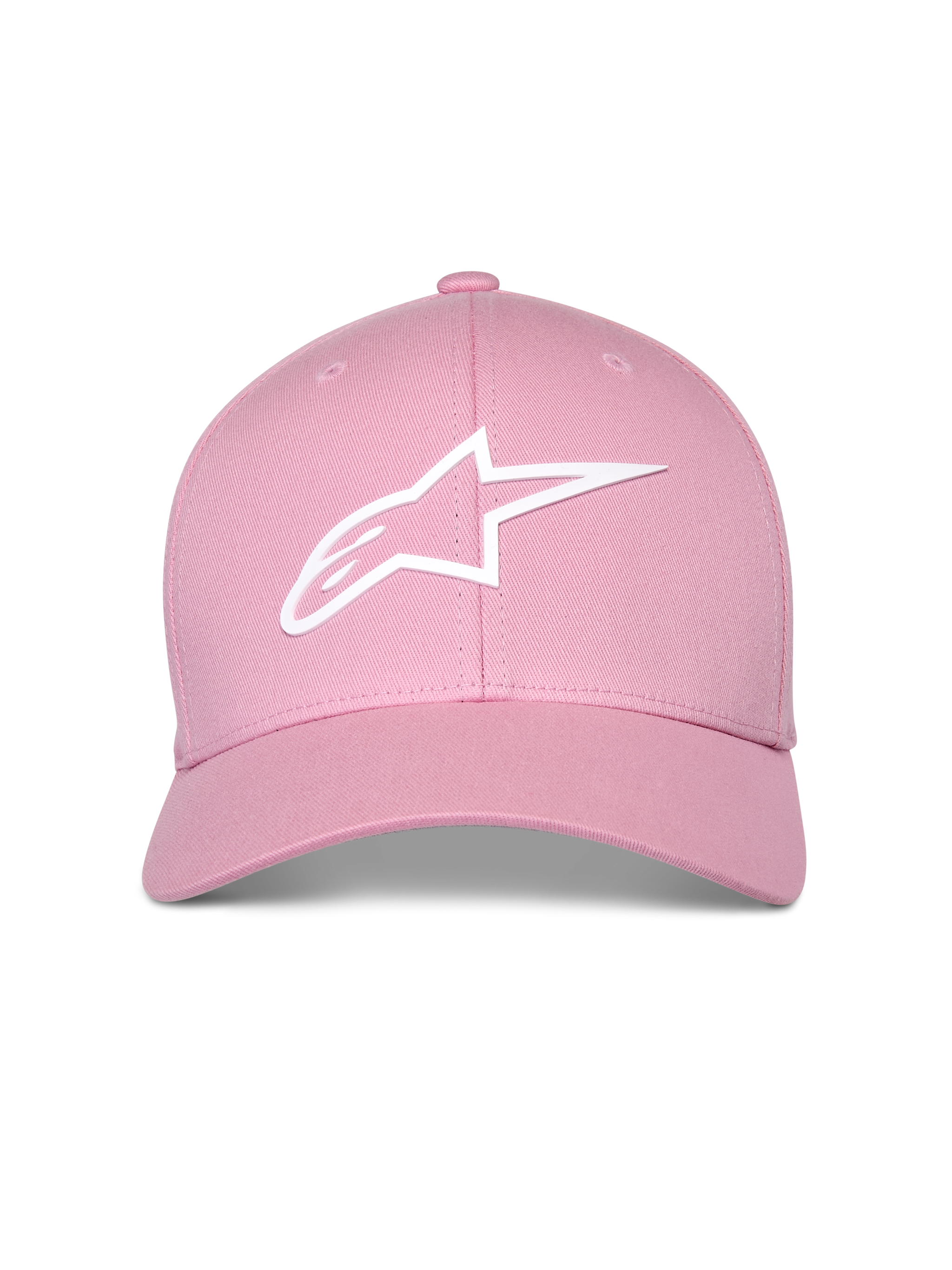Alpinestars Ageless Multi Hat, Pink, White 3D Astars Logo, Curved Bill with Structured Crown, Casual Sportswear Hat