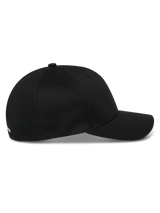 Alpinestars Corp Shift Multi Hat, Black Baseball Cap, Side Profile, Curved Bill, Structured Crown, Stretch Twill, Casual Motorsport Apparel
