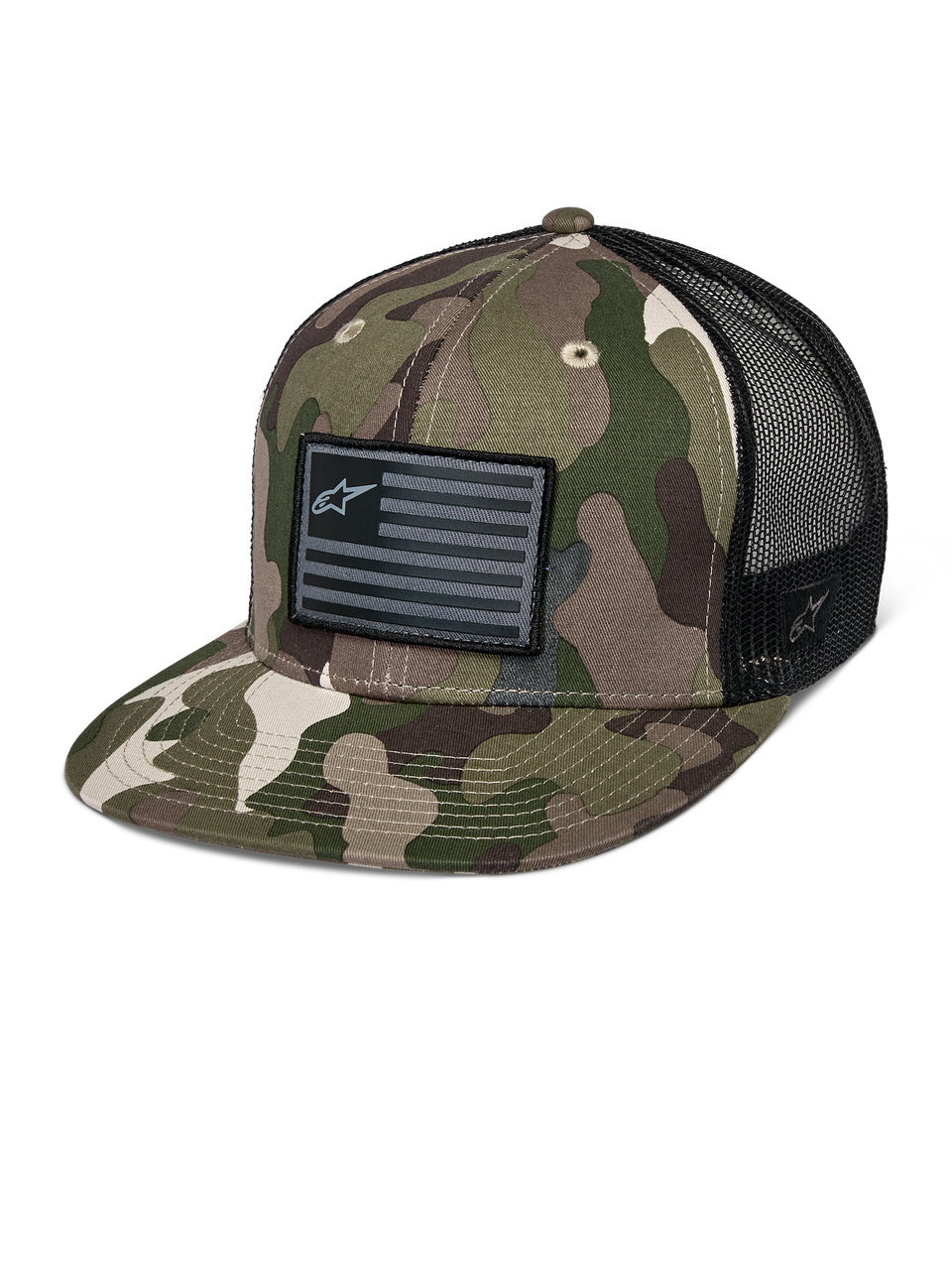Flag Flat Trucker Hat
