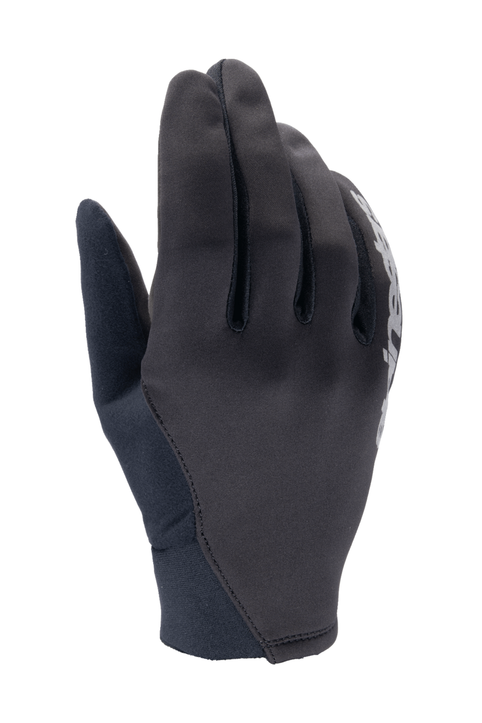 Alpinestars A-Dura Thermal Gloves, Black Mountain Bike Gloves, flexible fabric construction with white logo detail, neoprene cuff, designed for cold weather wind protection
