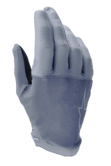 Alpinestars A-Aria Gloves, MTB Cycling Gloves, Infinity Blue, featuring a textured grid pattern on the stretch backhand, lightweight and flexible low-profile design, breathable off-road performance gear