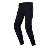 Alpinestars A-Dura Thermal Pant, Mountain Bike Pants, Black, featuring a rugged nylon shell with a ratchet closure system, reflective star logo on the left thigh, and an anatomically pre-curved shape for off-road riding comfort.