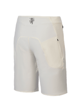 Alpinestars A-Aria Elite Shorts, men's mountain bike trail riding shorts in ecru, back view showing wicking waistband with branding and zippered pockets