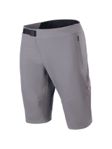 Alpinestars A-Aria Elite MTB Shorts, Men's Dark Gray performance cycling shorts with magnetic buckle and laser-cut vents.