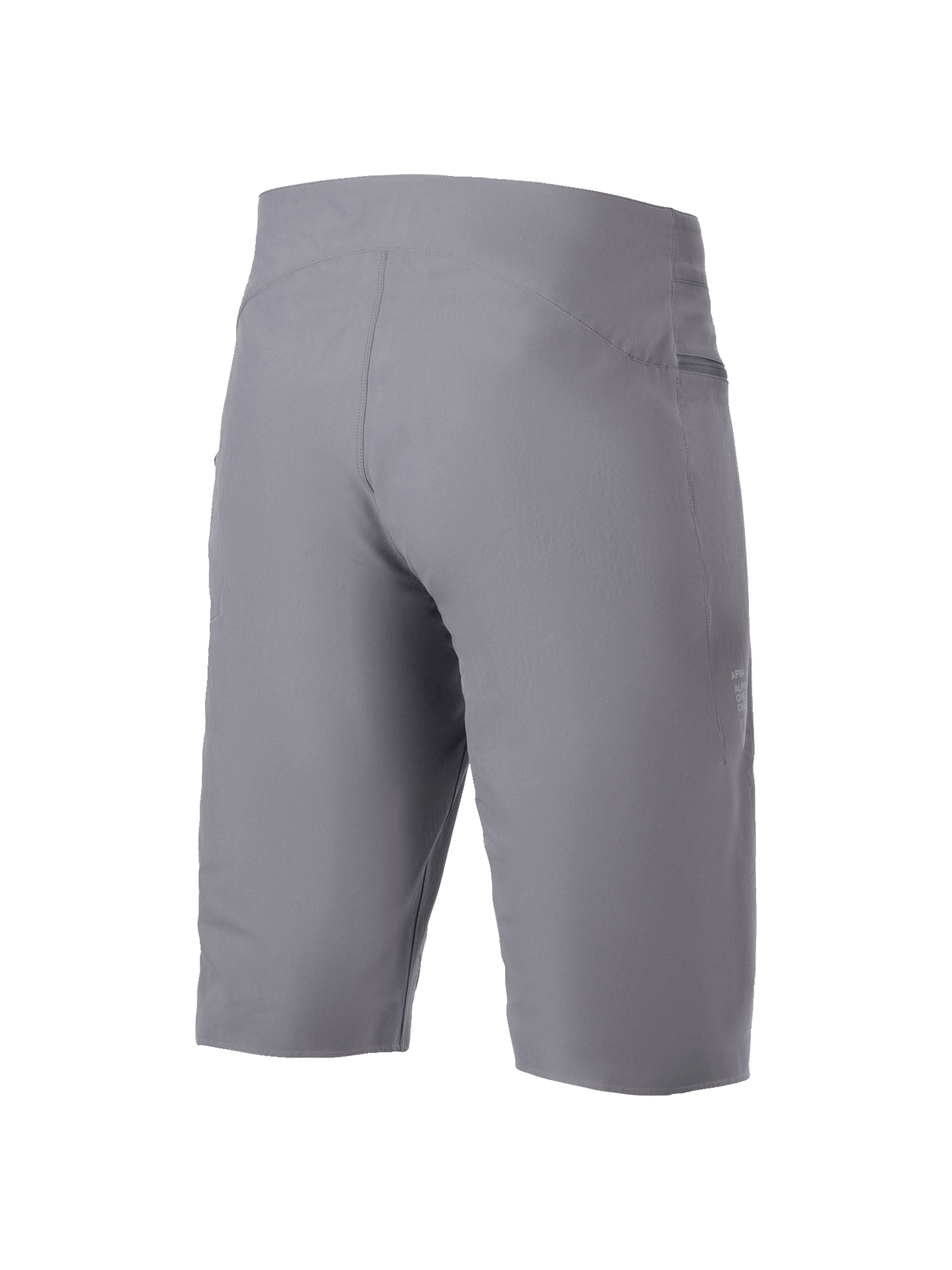 Alpinestars A-Aria Shorts, Men's Mountain Biking Shorts in Dark Gray, featuring 4-way stretch fabric and a performance fit for trails and downhill cycling.