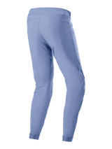 Alpinestars A-Dura Pants, Mountain Bike Pants, Infinity Blue, rear view showing tapered leg design and elasticated cuffs, durable 2-way stretch textile fabric for off-road cycling