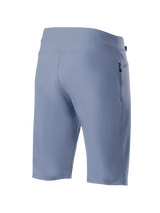 Alpinestars A-Dura Shorts, Infinity Blue, MTB cycling shorts, rear view featuring zippered pocket and technical stretch fabric, durable off-road apparel