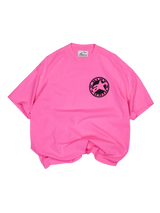 Alpinestars Limited Edition Dirt Studios Tech Series T-Shirt, Fluo Pink sportswear tee with a black circular chest logo.