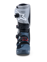 Alpinestars Tech 7 Enduro Drystar Boots, waterproof Men's motorcycle boots in dark gray and red, CE certified.