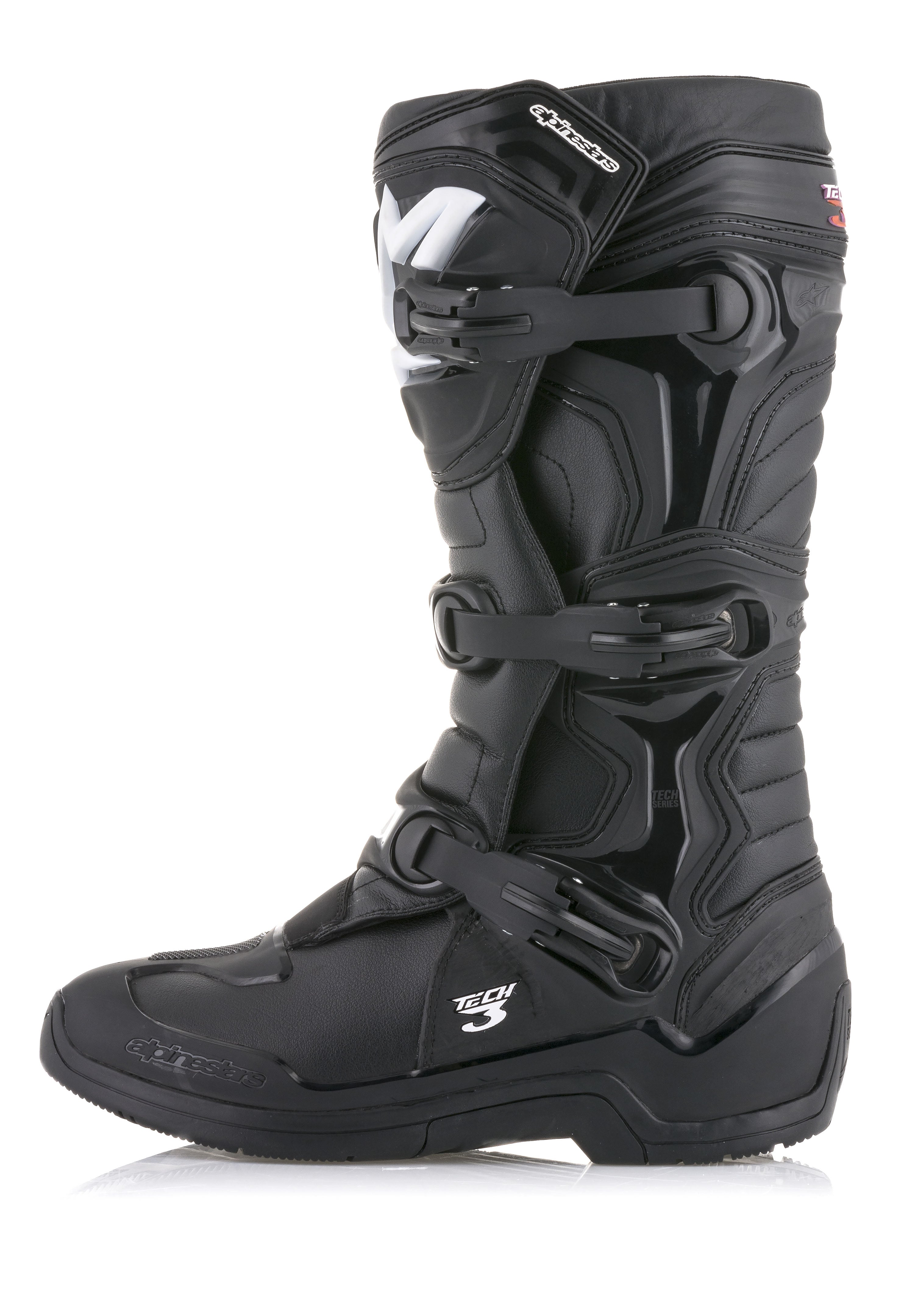 Tech 3 Boots - BLACK MOTOCROSS Boots