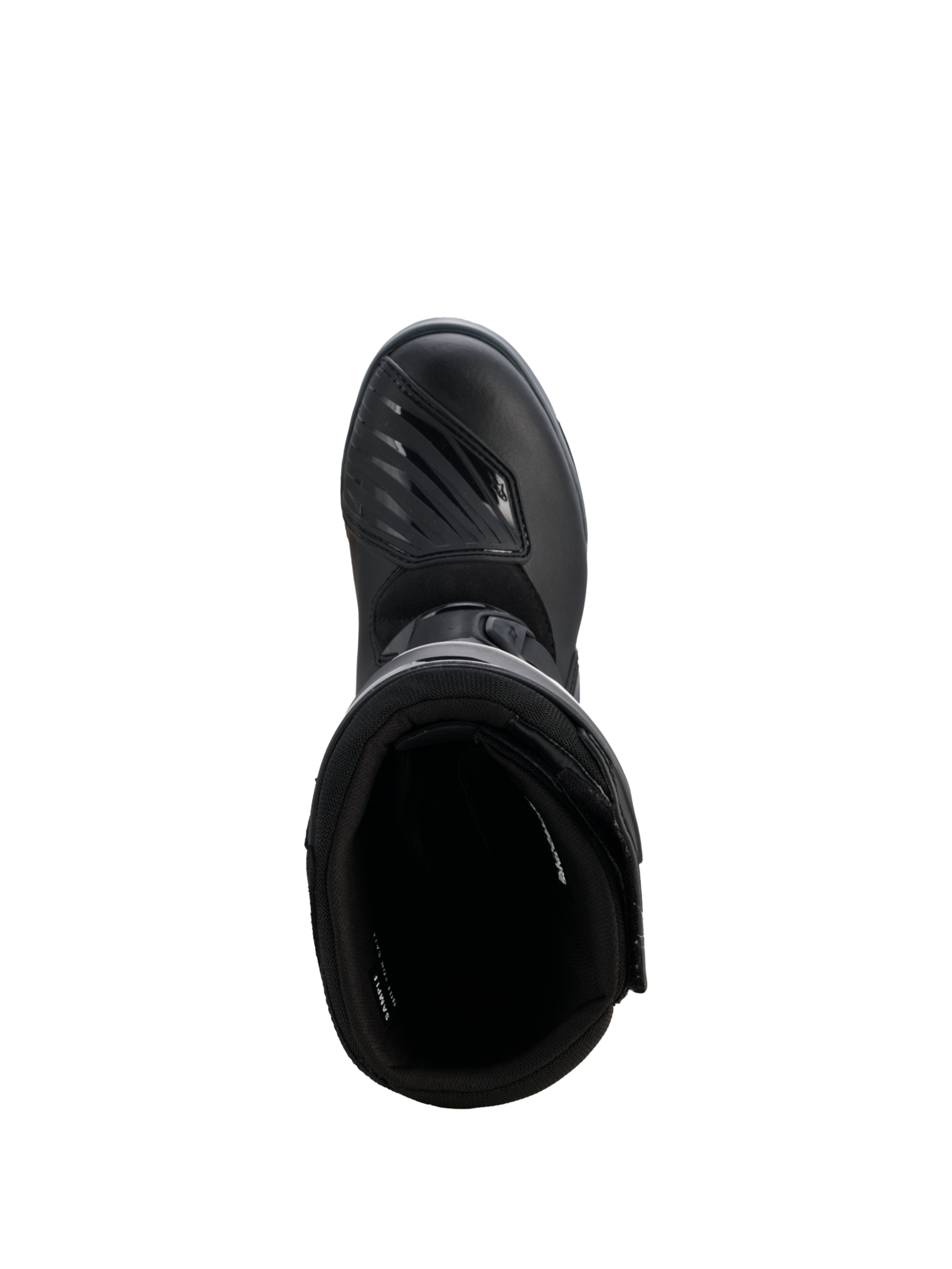 Alpinestars Corozal V2 Adventure Drystar® Boots, black adventure motorcycle boot shown from above with a textured shift pad and protective high-cut design