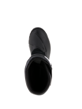 Alpinestars Corozal Adventure Drystar® Boots, Black, top-down view looking into the interior opening, waterproof adventure touring motorcycle footwear with reinforced toe box