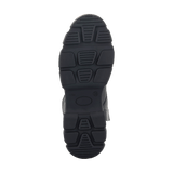 Alpinestars Ava Women's Boots, Black, bottom view showing the chunky rugged rubber sole with textured tread pattern for grip, urban motorcycle footwear design