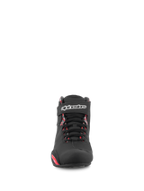 Alpinestars FQ20 Sektor Shoes, Black and Bright Red Motorcycle Racing Shoes with speed lace system.
