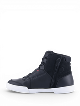 Alpinestars Chrome Women's Drystar® Shoes, waterproof urban motorcycle shoes in black and white leather, CE certified.