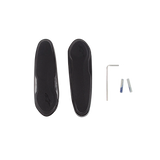 Alpinestars Toe Slider With Screws, Motorcycle Boot Spare Parts, Black, two synthetic sliders with debossed Astars logo, includes silver hex key and mounting hardware for racing boots