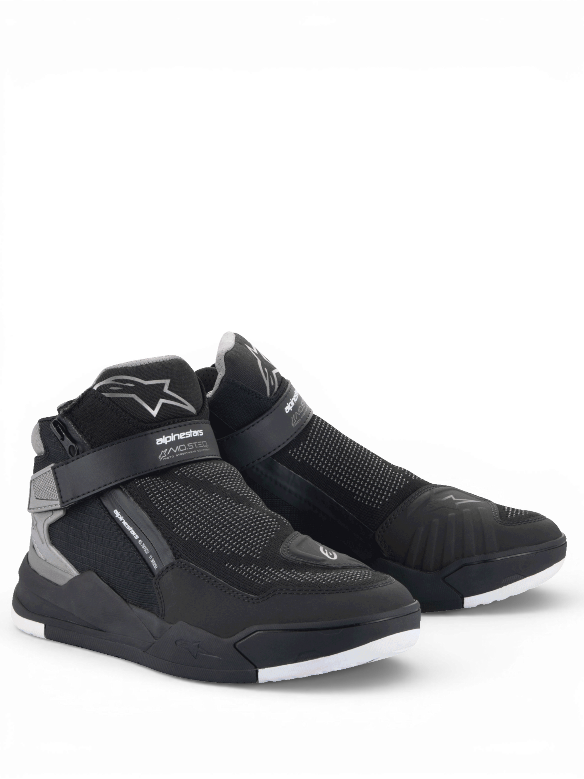 Alpinestars Speedflight Street Shoes, Men's Black and Gray urban motorcycle riding shoes, CE certified with breathable mesh.