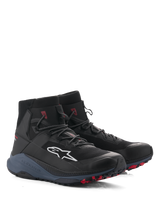 Alpinestars Speedforce XR Shoes, Black and Red urban motorcycle riding shoes with TPU ankle protection and CE certification.